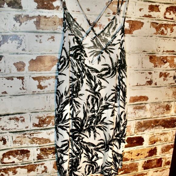 Onia Audrey Cover-Up Slip Dress Black and White - Picture 7 of 8